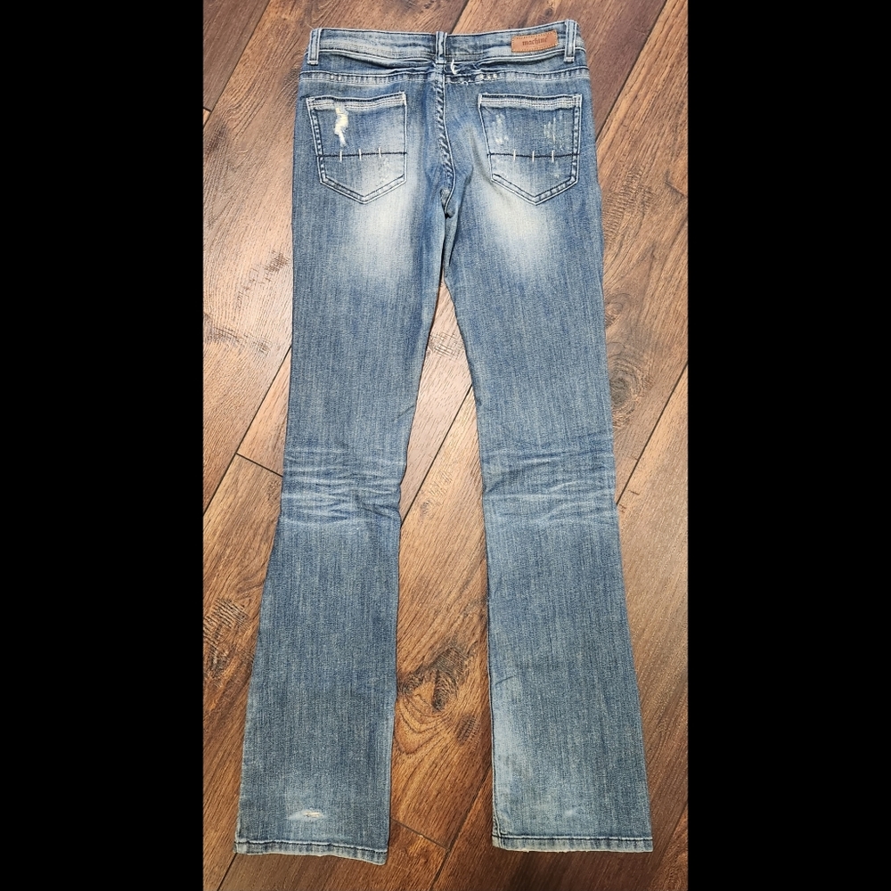 Machine Distressed Jeans - Picture 9 of 16